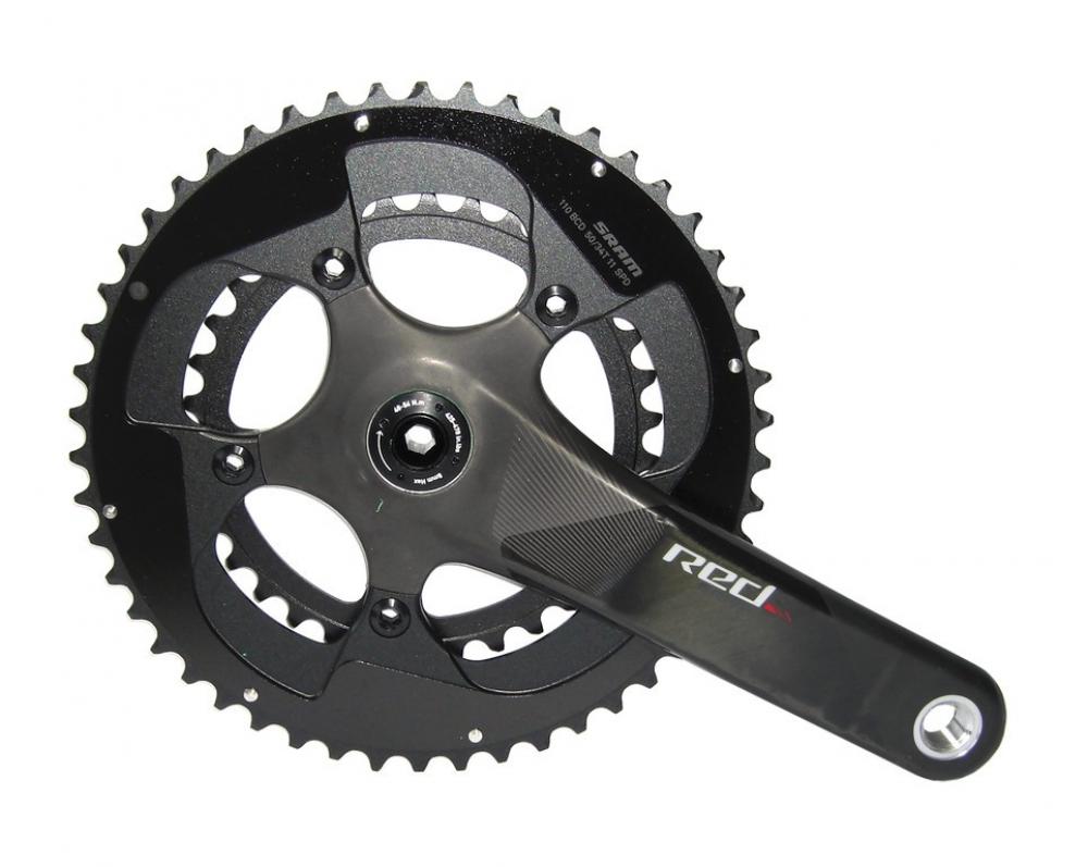 SRAM RED Kurbelsatz 11-fach 170 mm BB30 50-34T 110 mm - maximale Rennrad-Performance