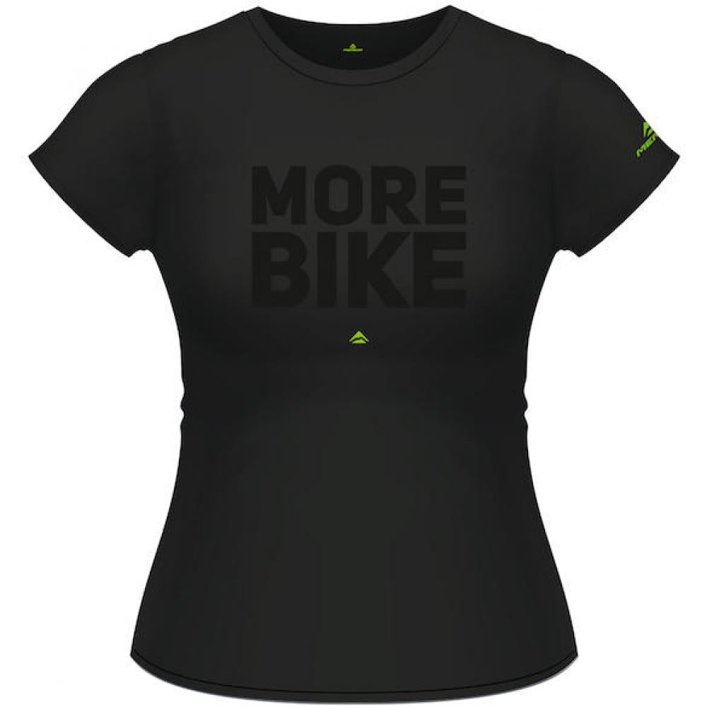 Merida T-Shirt Lady MORE BIKE Edition S Schwarz - komfortables Damen-Fahrradshirt