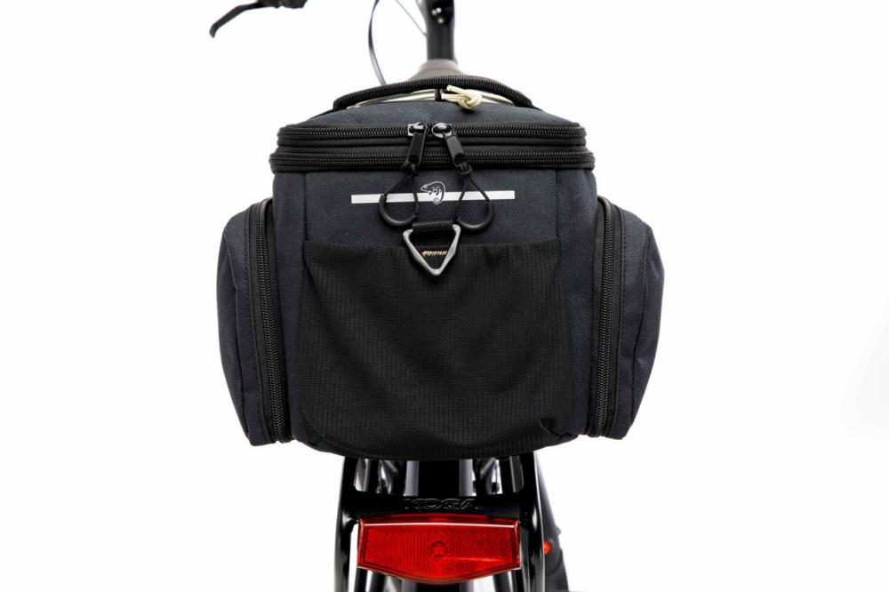 New Looxs Radtasche Sports Trunkbag RT2 31L Black - erweiterbare Gepäckträgertasche mit Snapit 2.0
