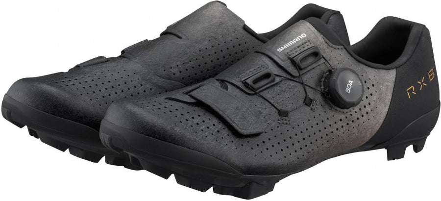 SHIMANO RX801 Fahrradschuhe - Herren/Damen Gravel SPD, Größe 40, Schwarz