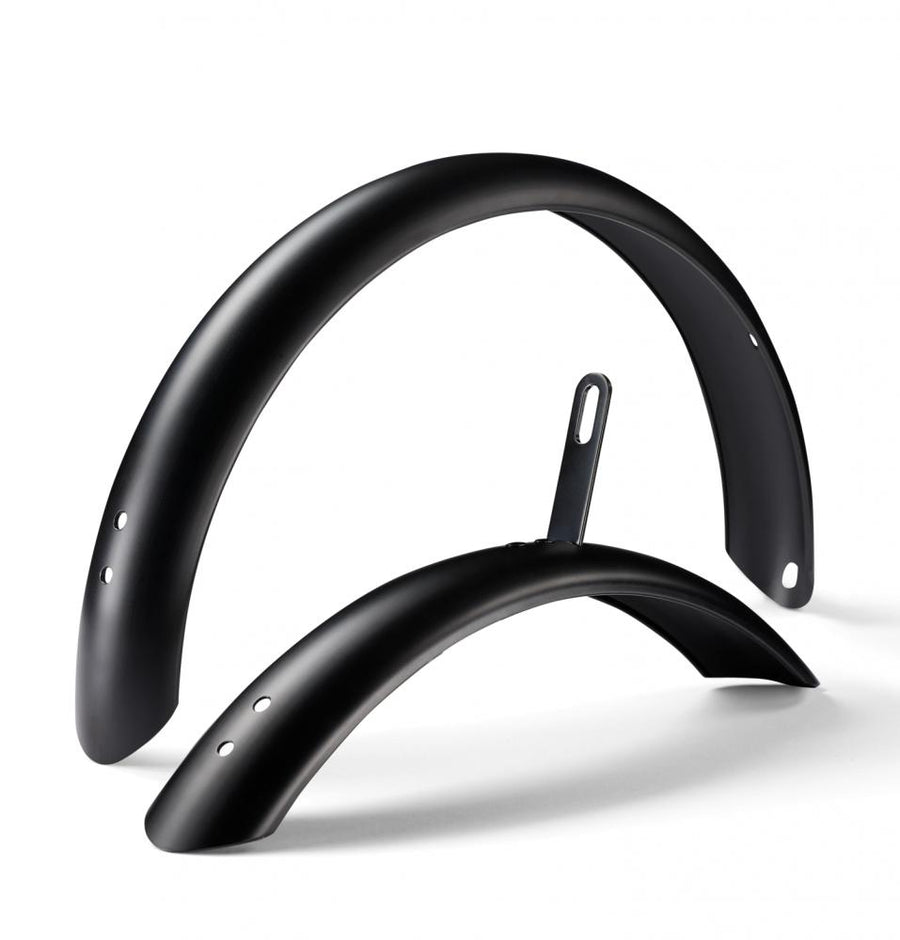 AFFENZAHN Schutzblech 16" schwarz  Kinderfahrrad Schutzblech-Set vorne & hinten