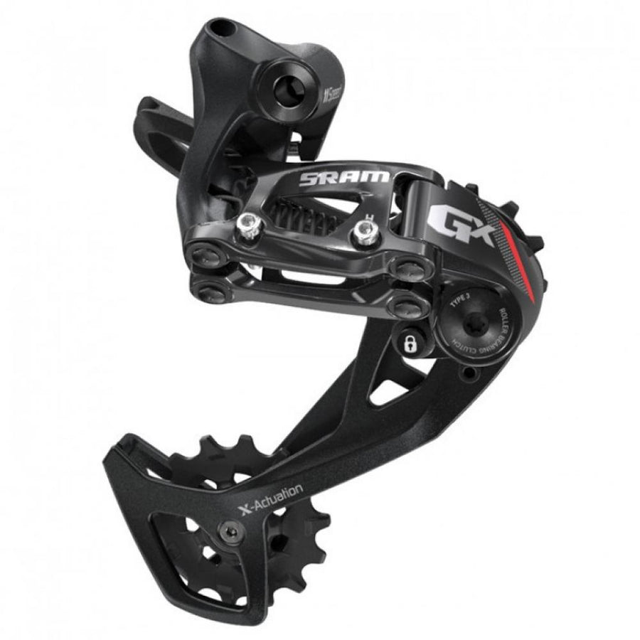 SRAM Schaltwerk GX 2x11 schwarz-rot / mittellang - 2x11, rot