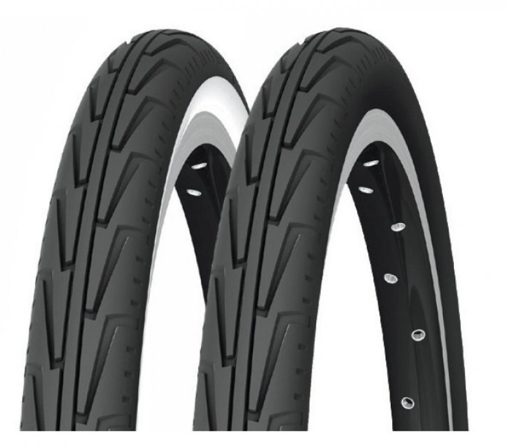 Michelin Reifen City J 20x1.45" 37-440 schwarz/weiß Draht"