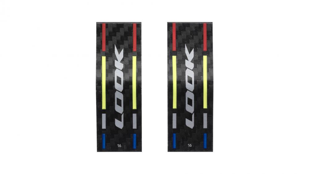Look Keo Blade 16 Nm Kit - Carbon Pedalplatten Upgrade für Rennrad, Aerodynamik, hohe Steifigkeit, inkl. Montagezubehör