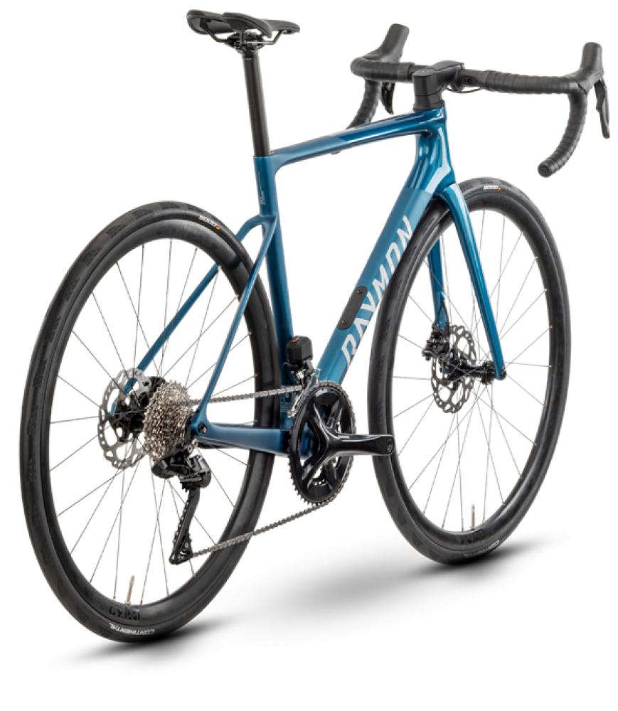 RAYMON Kirana Pro 700 Rennrad Größe 60 - Shimano 105 Di2 2 x 12 - Carbon - Turquoise Stealth