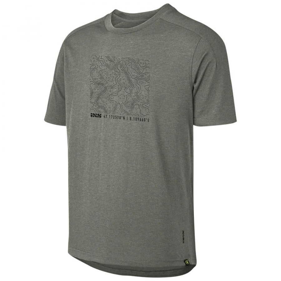 IXS Sports Division iXS Flow Kids Contour Tech Tee KM graphite - funktionelles Kinder-Bikeshirt