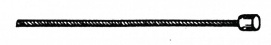 Niro-Glide Schaltzug 2200mm mit 2 Nippel
