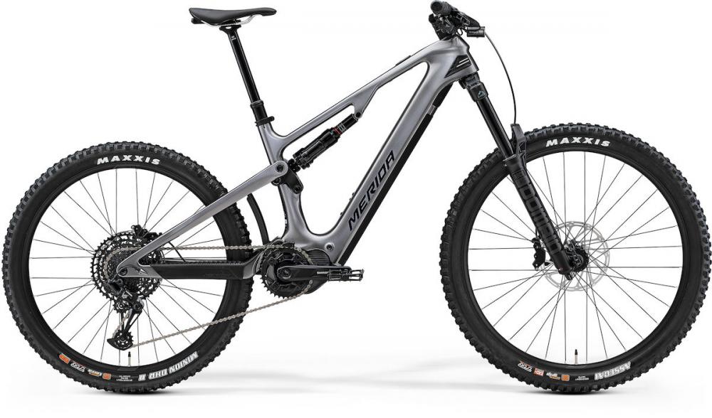 Merida eONE-SIXTY 6000 III1 gunmetal/schwarz M (43) - leistungsstarkes E-MTB für anspruchsvolle Trails