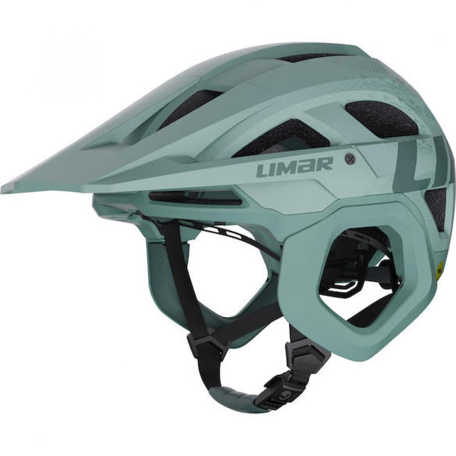 Limar Etna + Mips Enduro-Helm in Matt Ocean Sage Grau mit PROXEAR für maximalen Enduro-Schutz.