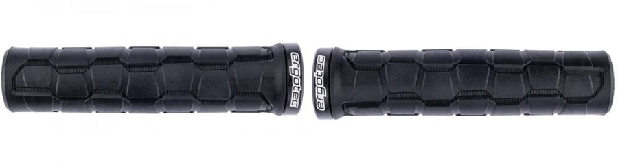ergotec Griff Whistler 136mm schwarz Polypropylen mit Schraubklemmung 1 Paar ergonomisch leicht - Griffgummi - Griffe
