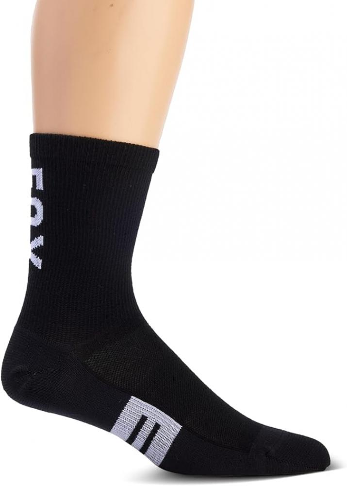 FOX Flexair Merino 6 Zoll MTB-Socken Schwarz S/M 39-42