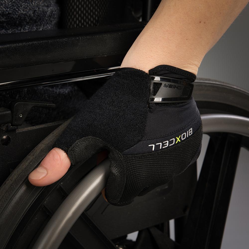 CHIBA BioXCell - Radhandschuhe schwarz M mit BioXCell Gelpolsterung