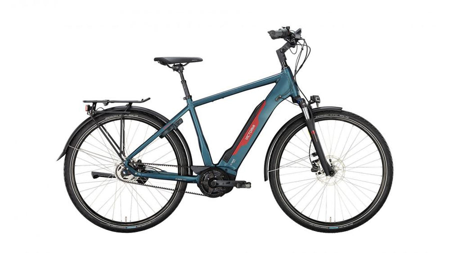 VICTORIA Elektro-Trekkingrad "TRESALO 7" (#1), Diamant, 28", dark night matt, 5-Gang SHIMANO "Nexus" Leerlauf, 52cm