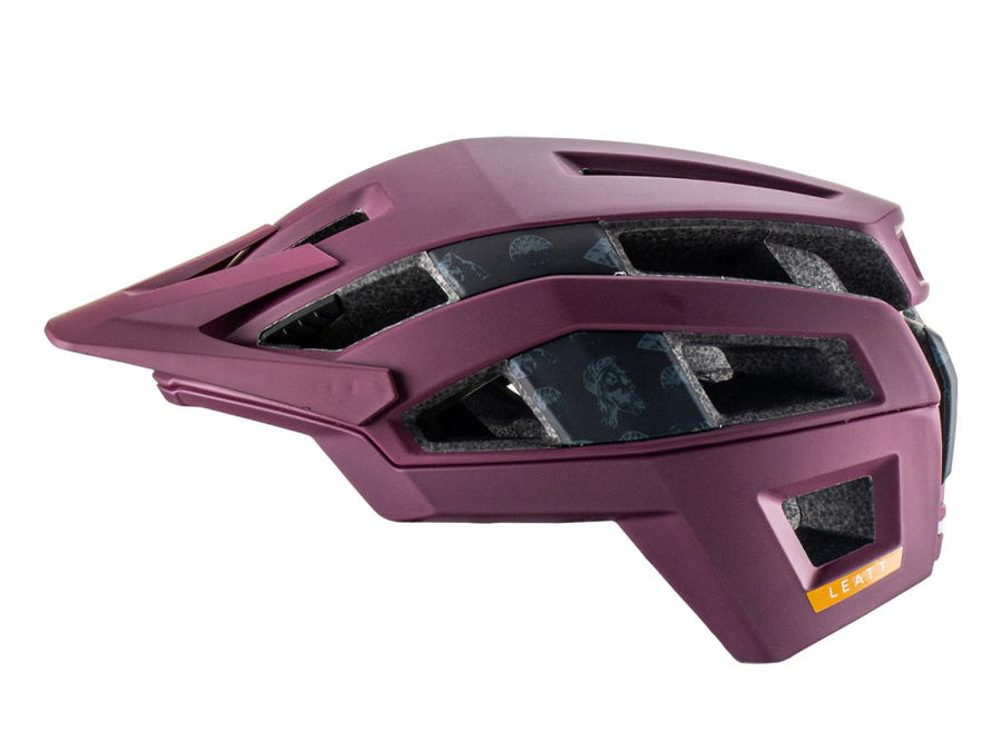 Leatt MTB Trail 3.0 Fahrradhelm M Malbec - 360° Turbinentechnologie