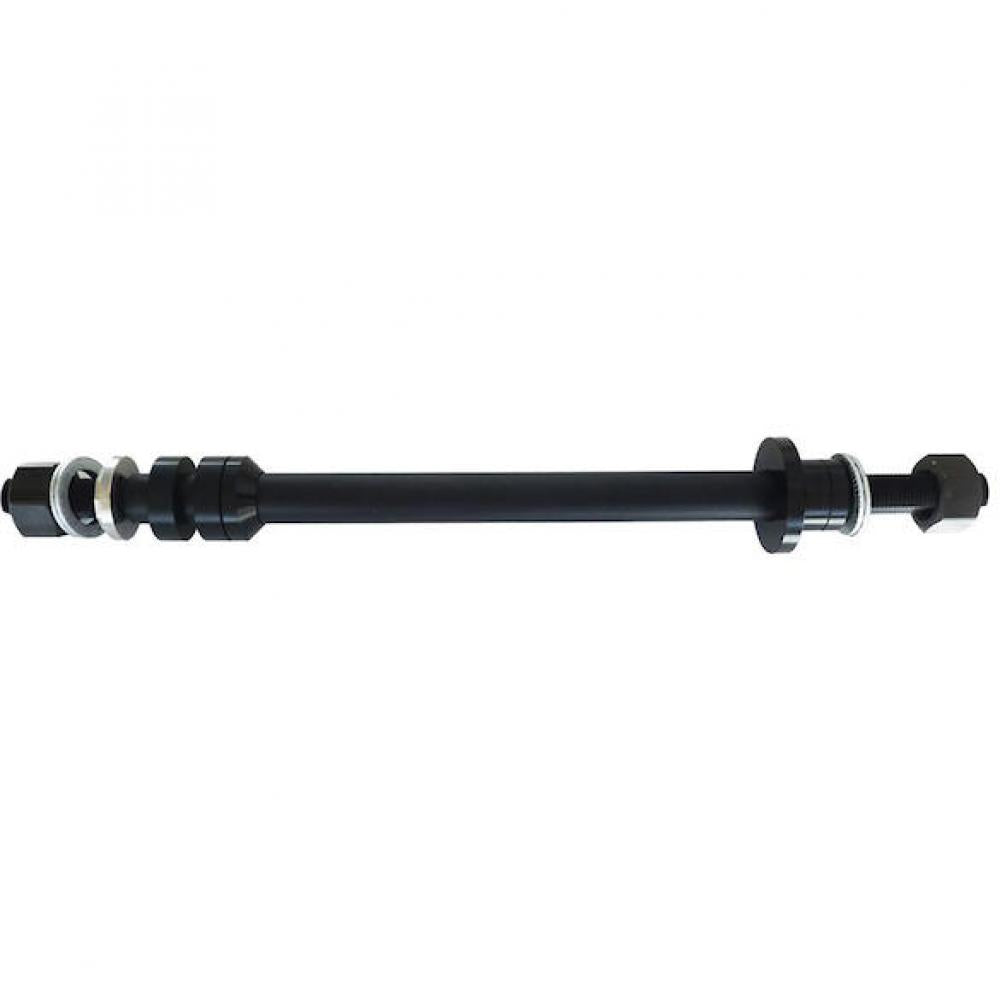 Weber Steckachse universal 142-148 mm x 12 mm Schwarz - sichere Kupplungsaufnahme - Anhaengerkupplung