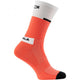 Sidi Socken NEO coral fluo white 35-39 Rot/Weiß - atmungsaktive Radsocken mit Q-Skin