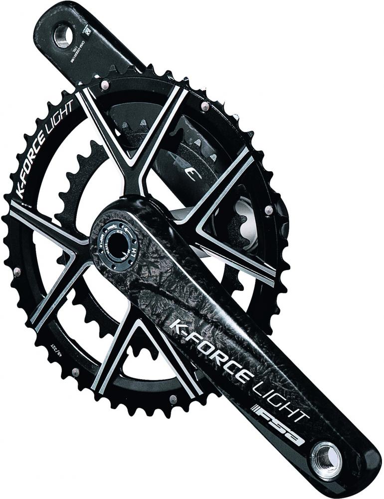 FSA Kurbelgarnitur K-Force Light Road Modular 170 mm Schwarz - leichte High-End-Performance