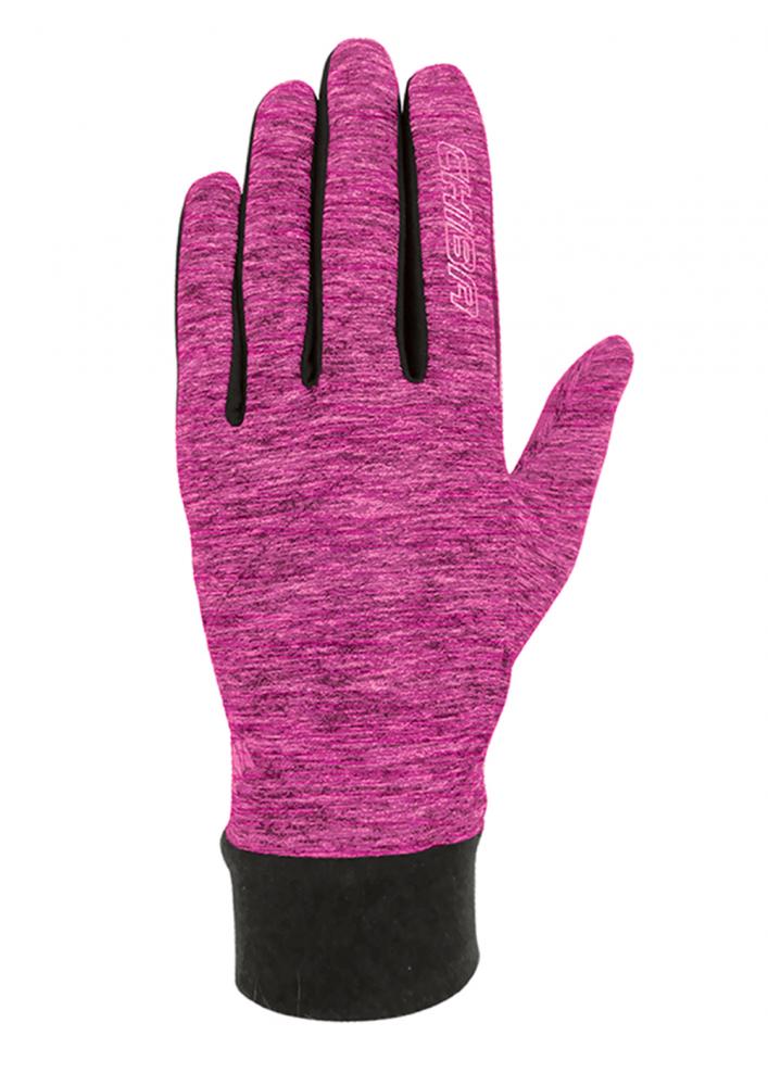 CHIBA Allround Light - Radhandschuhe Polartec-Fleece pink, Touchfinger, Gr. S