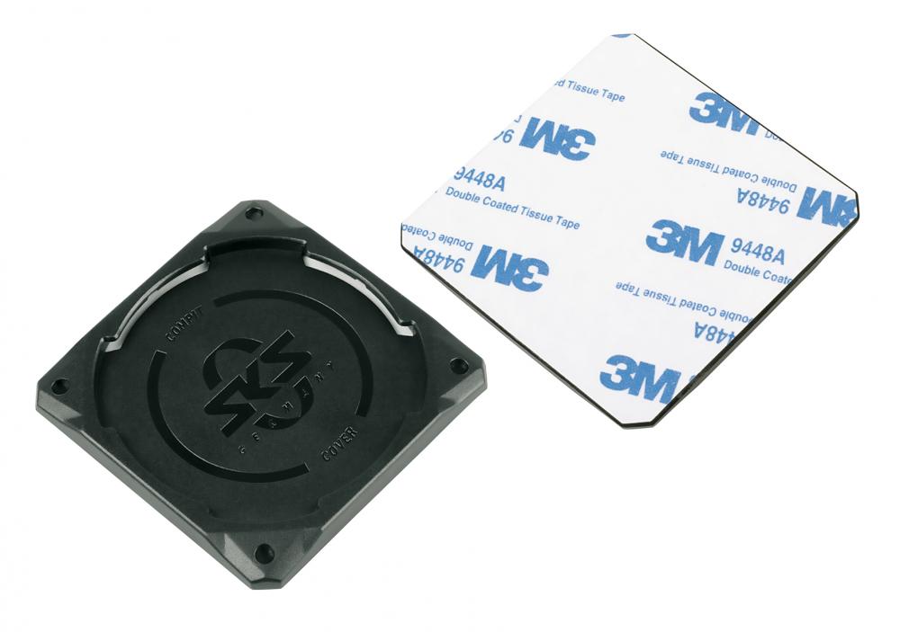 SKS COMPIT Universal-Coveradapter: Selbstklebender Adapter für sichere Smartphone-Befestigung am Fahrradlenker, kompatibel mit allen Handy-Hardcovern, inklusive 3M-Folie für starken Halt