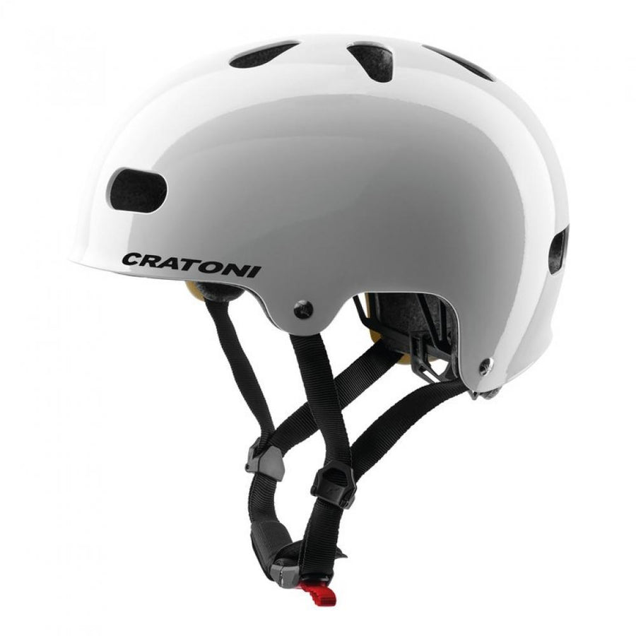Cratoni Kinderhelm C-Mate jr weiß glänzend S/M 54 bis 58cm