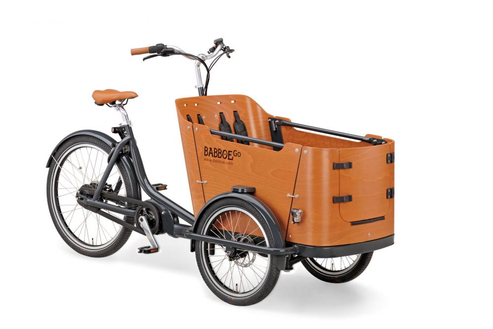 Babboe Go M 500Wh Enviolo - Elektrisches Lastenfahrrad mit stufenloser Schaltung - E-Cargo