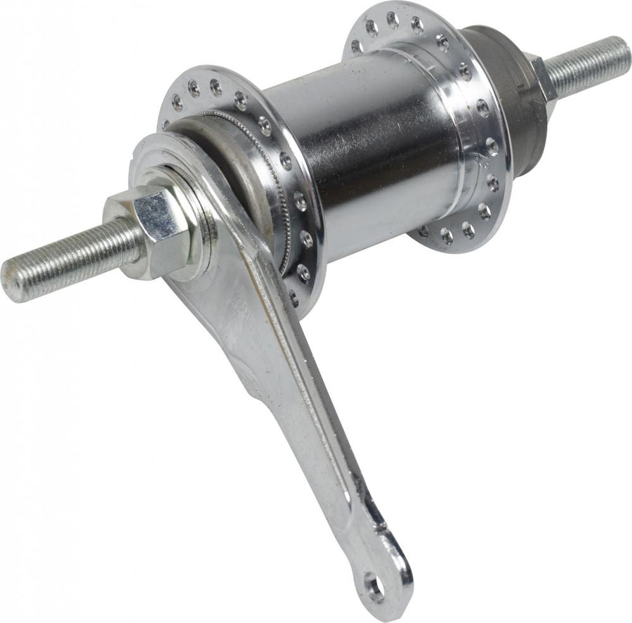 SHIMANO Getriebenabe CB-E110 36 Loch - 1-Gang Rücktritt, Silber