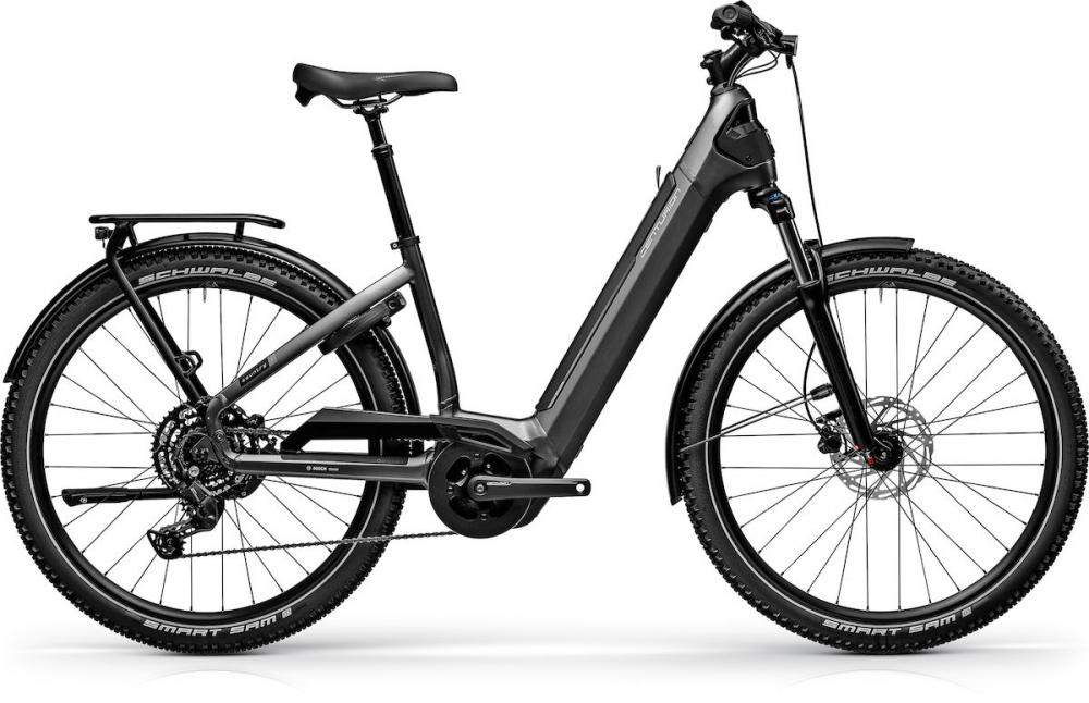 Country R800 L Ep1 E-trekkingbike, L 49cm, Gunmetal Grau, Bosch Performance Line 75nm, 625wh Akku, Shimano Cues 9-gang, 27.5"