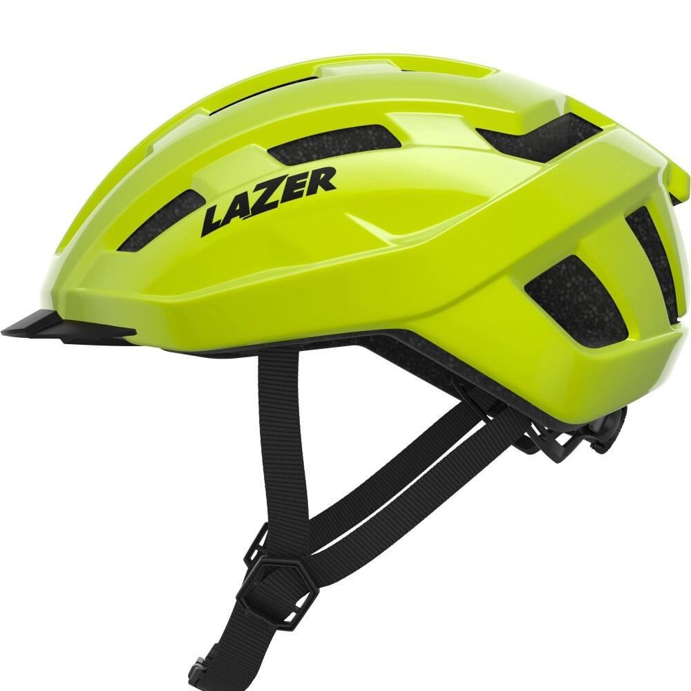 LAZER Helm Codax KinetiCore Freizeit Flash Yellow Unisize 54-61 cm - sicherer Allround-Fahrradhelm