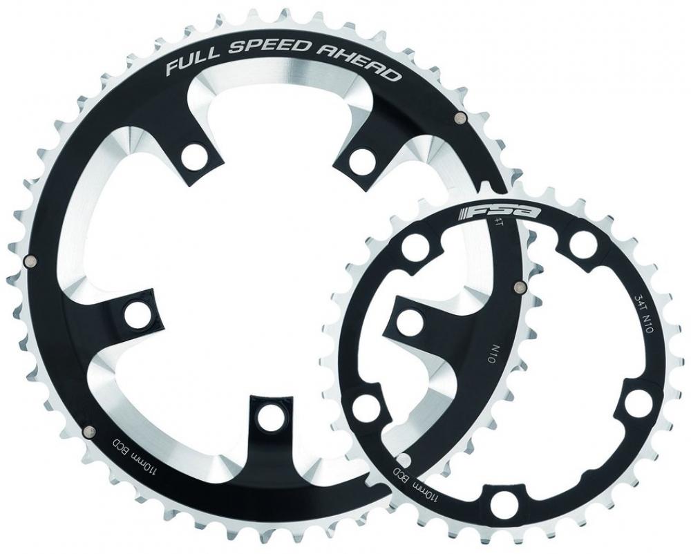 Kettenblatt Road Super 5-arm 2x 110 Mm X 50 T Schwarz - Präzises Rennrad-upgrade