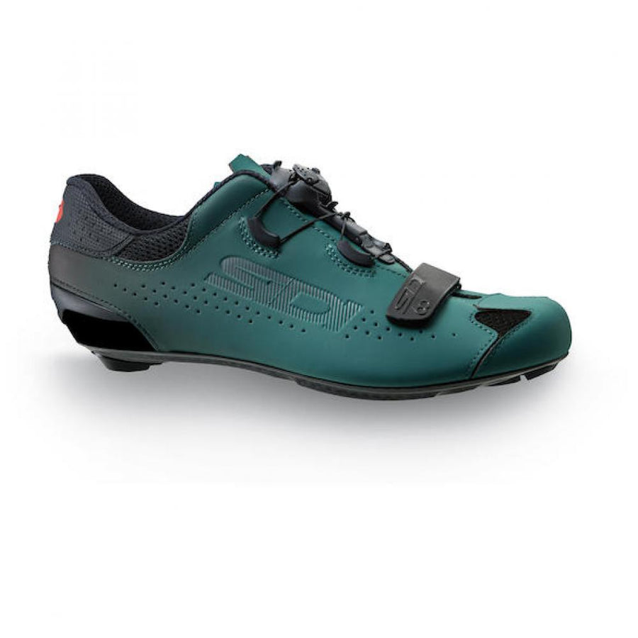 Sidi ROAD Sixty green/black 41.5 Grün/schwarz - leichter Rennradschuh mit Carbonsohle