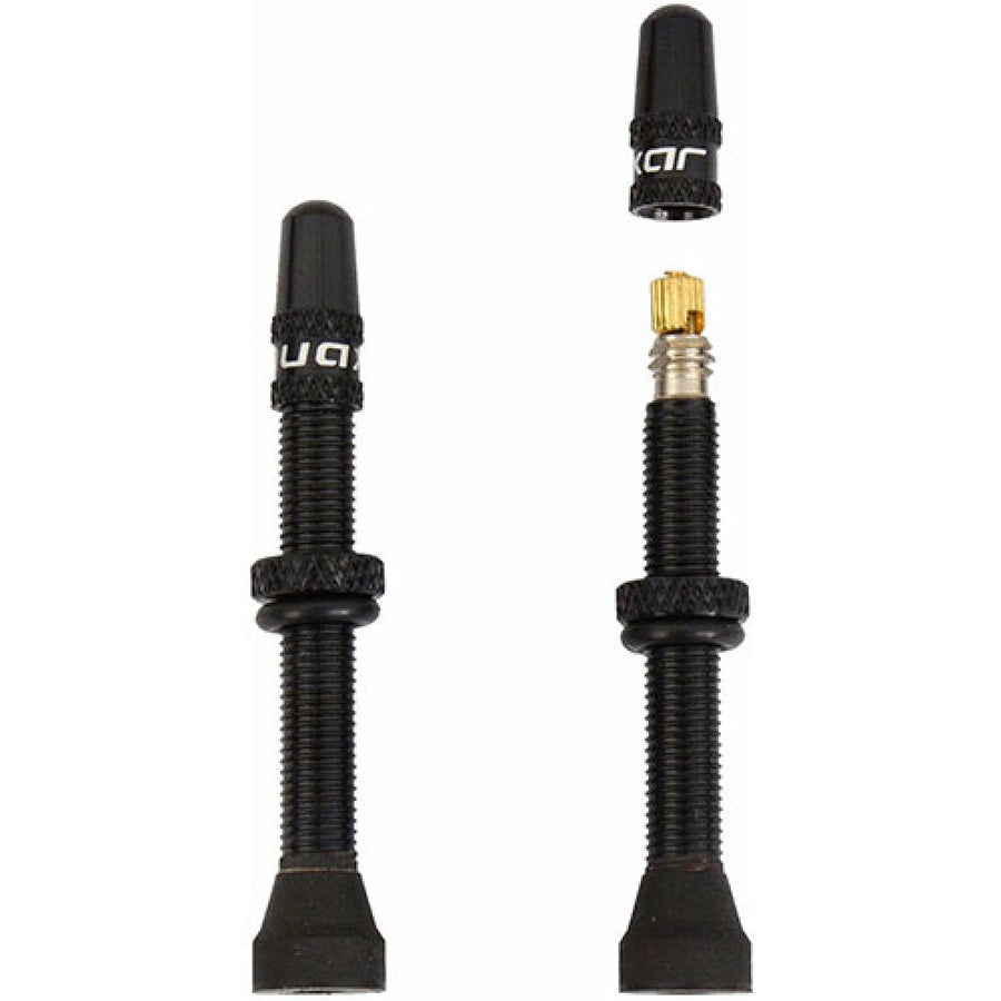 Fasi Tubeless Ventil 45mm Quaxar Aluminium Paar schwarz