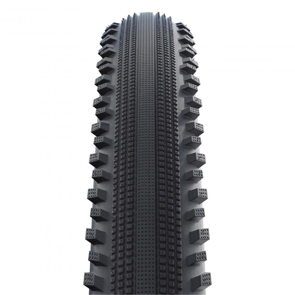 Schwarzer Schwalbe Hurricane Fahrradreifen 28x1.60 (42-622) Drahtreifen mit ADDIX Performance Profil, E-50.