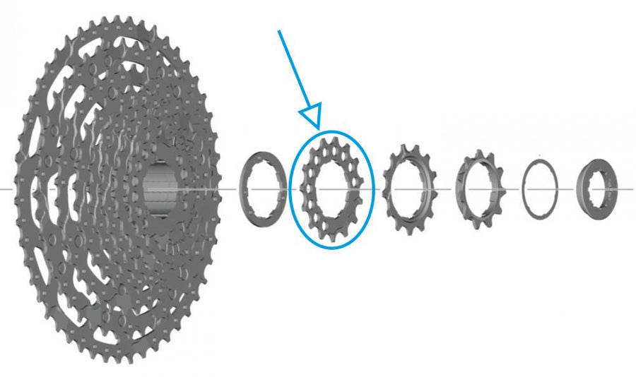 SHIMANO Ritzel für CS-LG600 - 15 Zähne