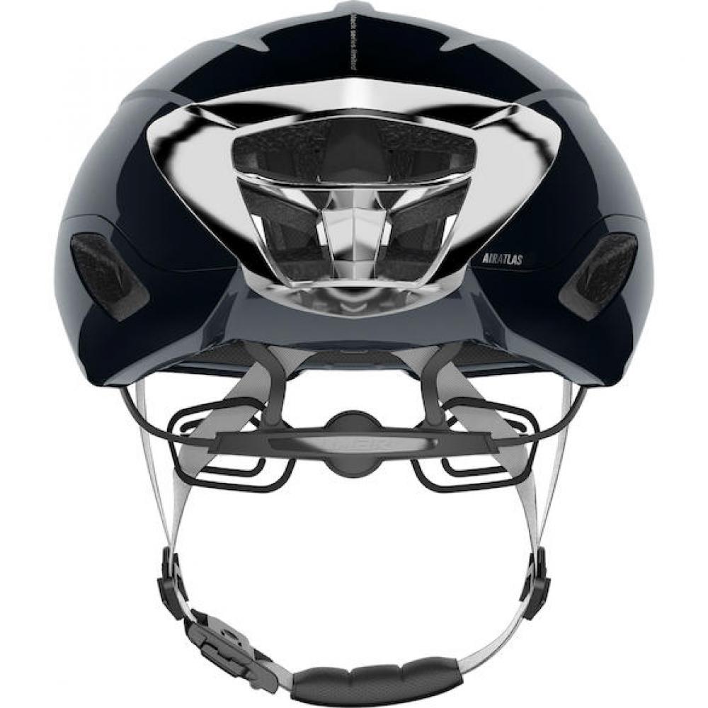 Limar Air Atlas W&B Midnight Black Silver S Schwarz/Silber - aerodynamischer Rennradhelm