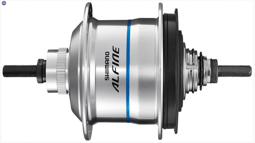 SHIMANO Getriebenabe ALFINE Di2 SG-S7051-11 - 7051-11, Silber 36 Loch