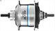 SHIMANO Getriebenabe ALFINE Di2 SG-S7051-11 - 7051-11, Silber 36 Loch