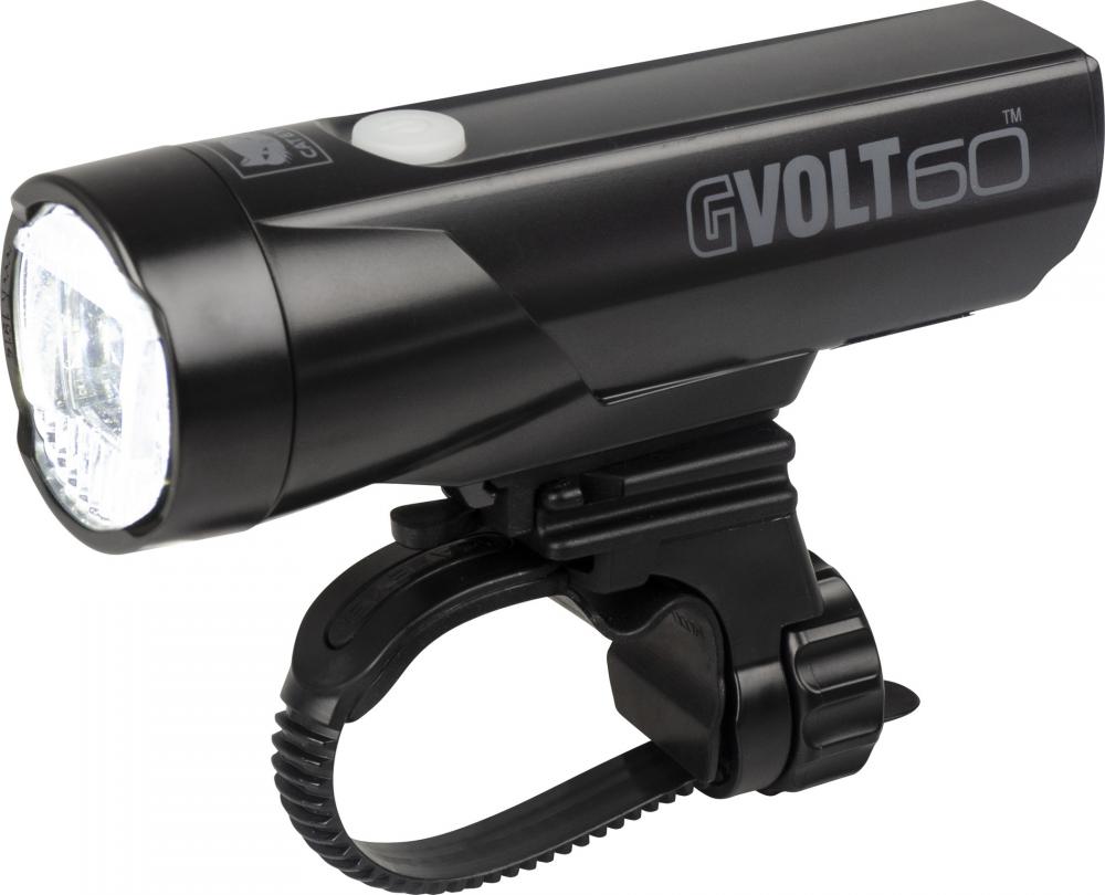 CATEYE Beleuchtungskit GVolt 60 Kit HL-EL550GNRC 60 - starkes StVZO-Fahrradlichtset für Alltag & Sport