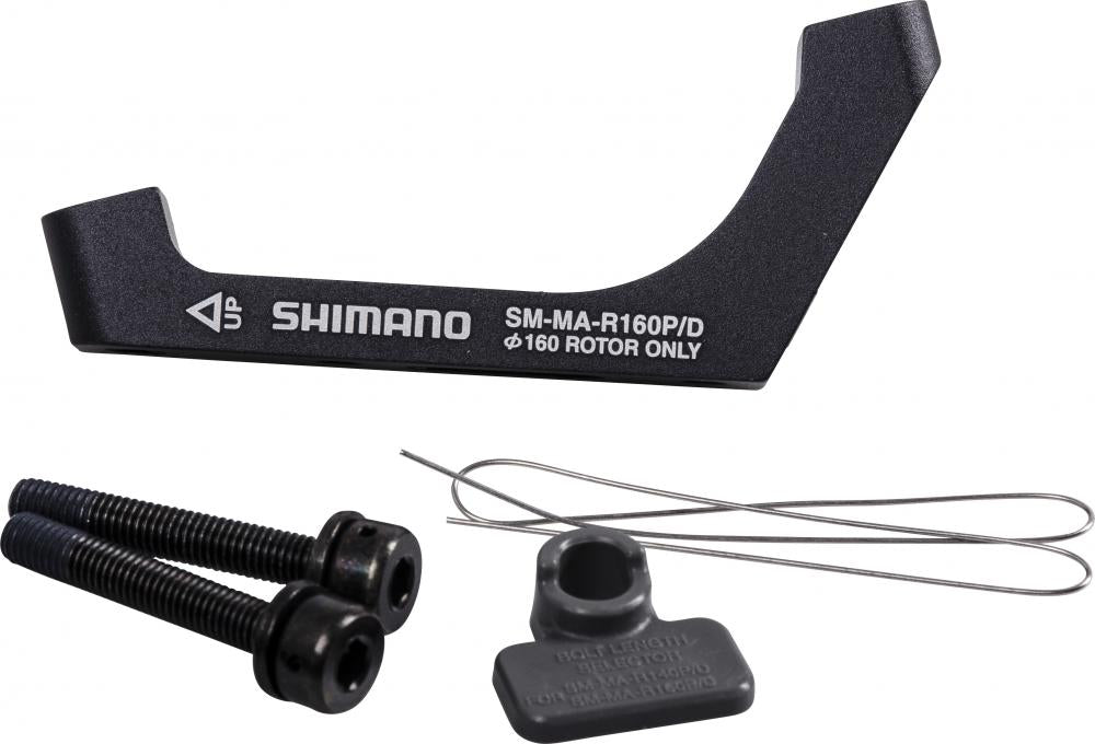 SHIMANO Scheibenbremsadapter Hinten PM FM Flat Mount - 160 mm