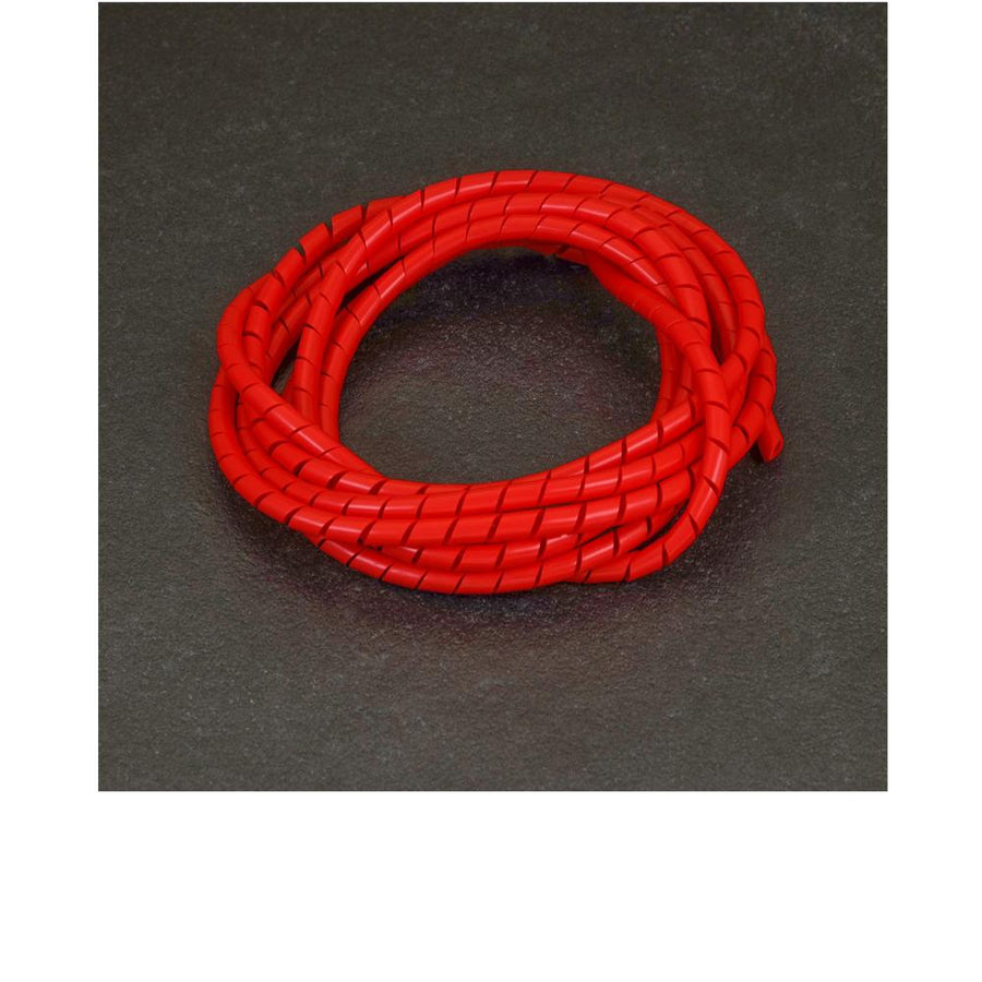 capgo BL Spiralschlauch 2 m ID 4,8 mm/AD 6 mm Tomato Rot - Kabelschutz für E-Bikes