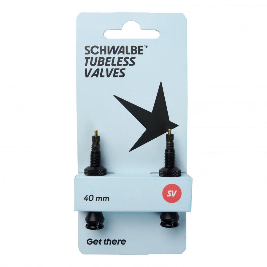 Schwalbe Tubeless Ventile 40mm (2er Set) – sichere, effiziente, moderne Fahrradventile.