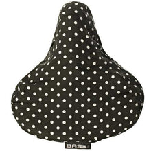Basil Sattelbezug KATHARINA black dots