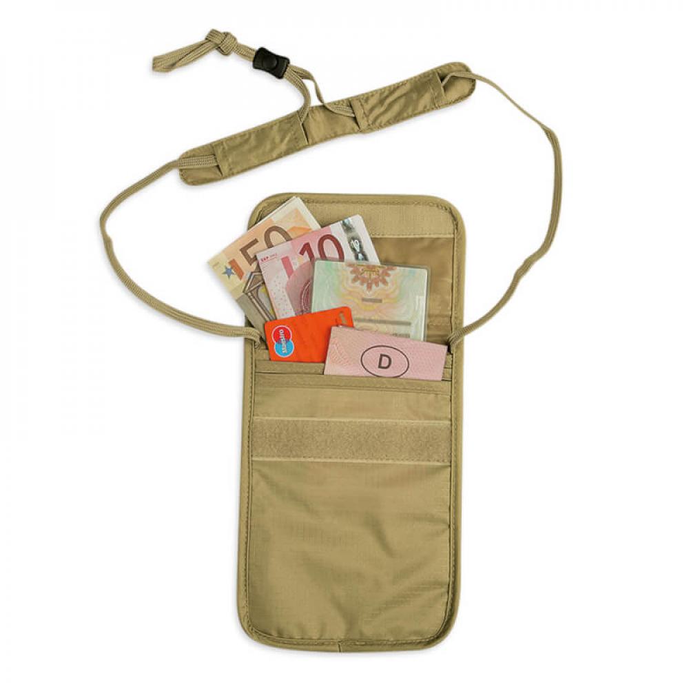 Tatonka Skin Folded Neck Pouch - Halsbeutel Unisex mit hautfreundlicher Rückseite