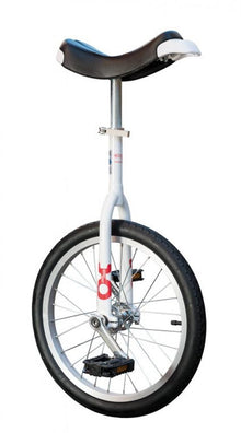 QU-AX Einrad OnlyOne 18" weiss Alufelge, Reifen schwarz