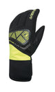 CHIBA Core Plus - wasserdichte Winter-Radhandschuhe sz/neongel, Größe 9