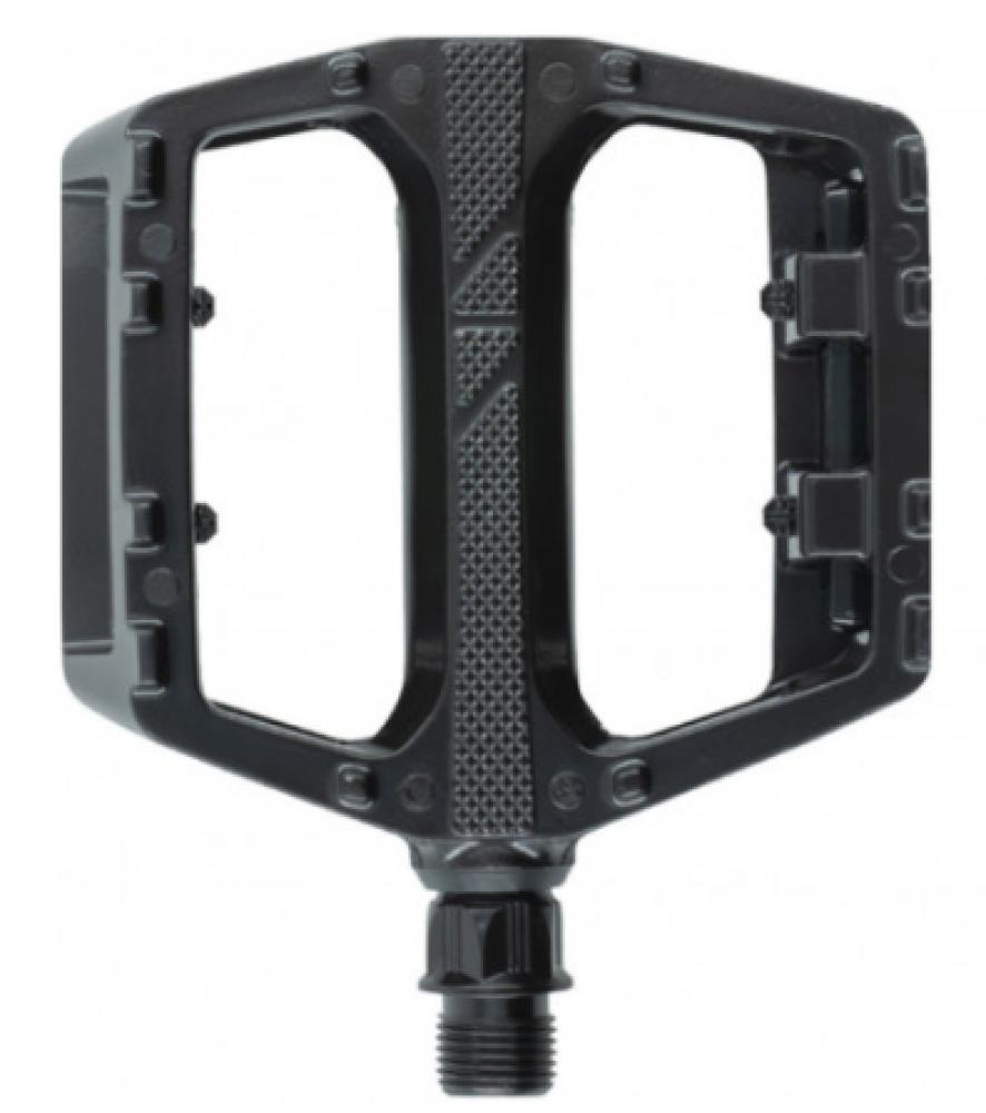 Voxom Pedal MTB Pe20 schwarz Aluminium-Körper 7mm Boron-Achse Gleitlager