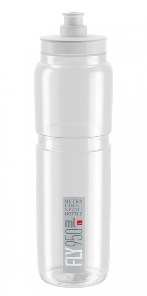 Elite Trinkflasche Fly 950 ml klar/grau