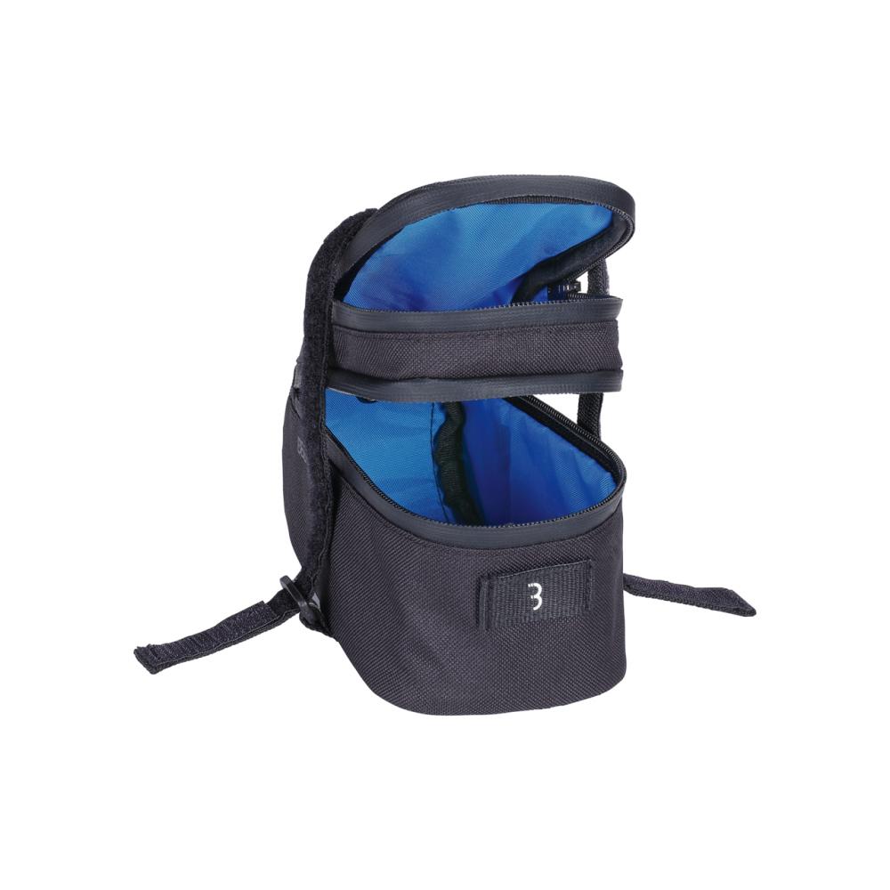 BBB Cycling Satteltasche EasyPack 16x9x10cm 0,75L schwarz - kompakter Stauraum unter dem Sattel