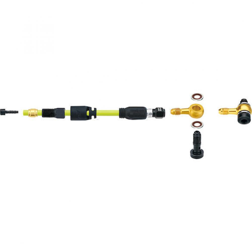 Jagwire Pro Quick-Fit Adapterset für MAGURA - Hydraulik-Anschlussset Schwarz/Gold