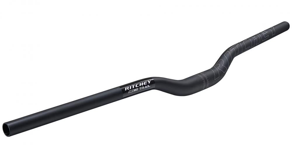 Ritchey WCS Trail Rizer MTB-Lenker 31,8 mm, 800 x 30 mm, 9° Backsweep, 2° Upsweep, Farbe Blatte Black, aus dreifach konifiziertem 7050 Aluminium