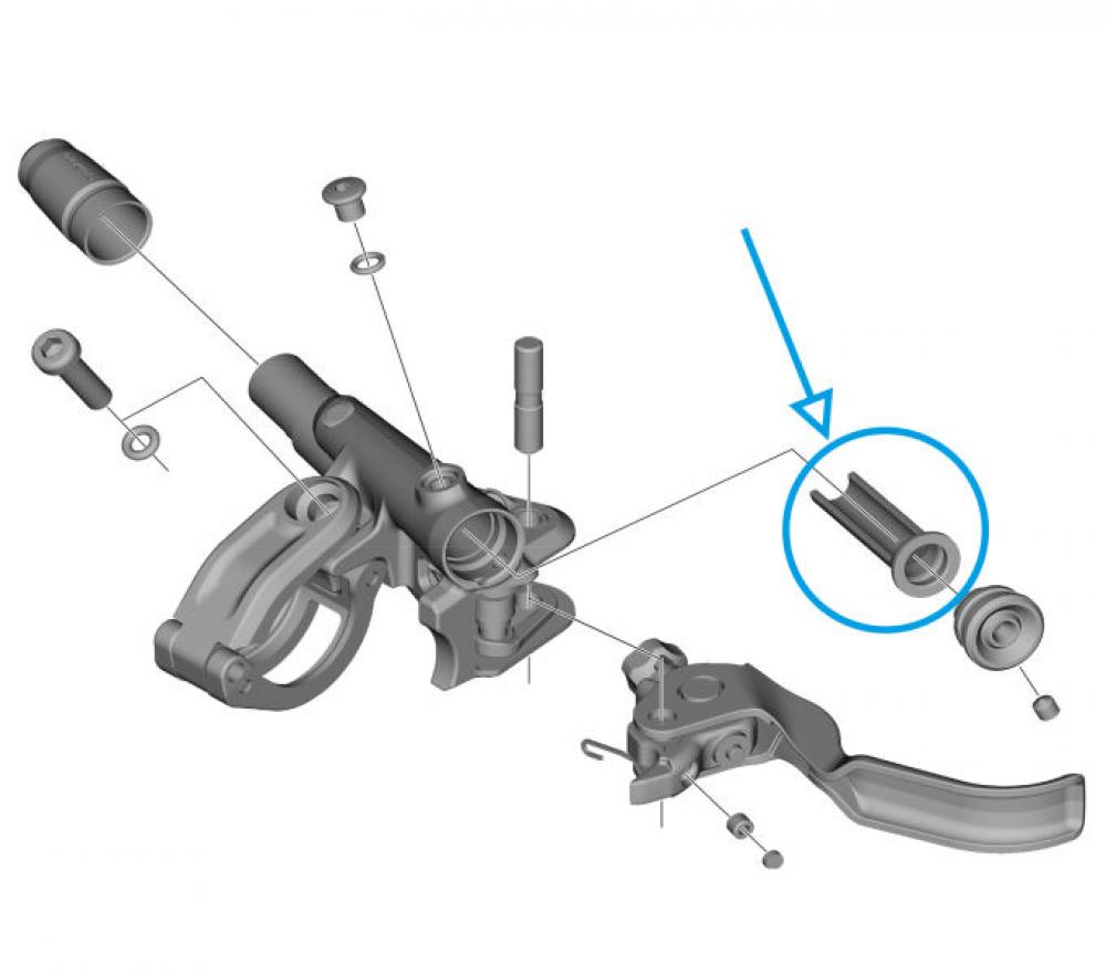 SHIMANO Bremshebel-Membran Y1XK9801T - hydraulische Scheibenbremse